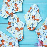 Afrodité small pad (S) for light flow - Blue Fox