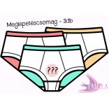 XS size - 3pcs period panty pack for heavy flow - surprise prints