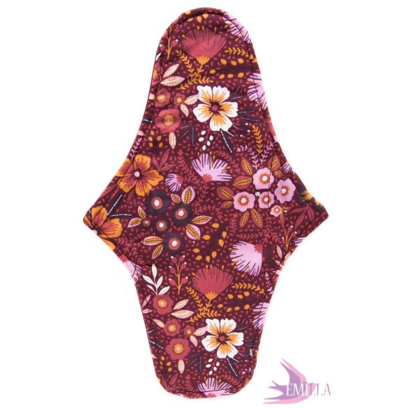 Pénelopé medium pad (M)  moderate flow - Midnight Bloom