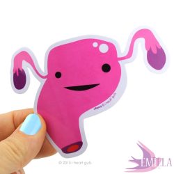 Uterus sticker - 1 piece