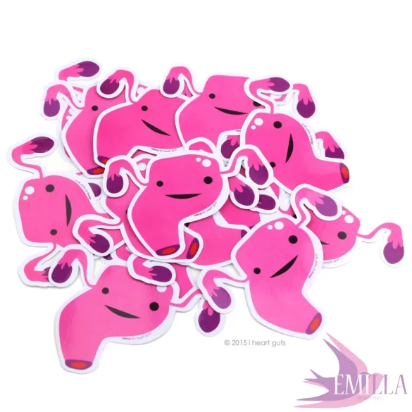 Uterus sticker - 1 piece