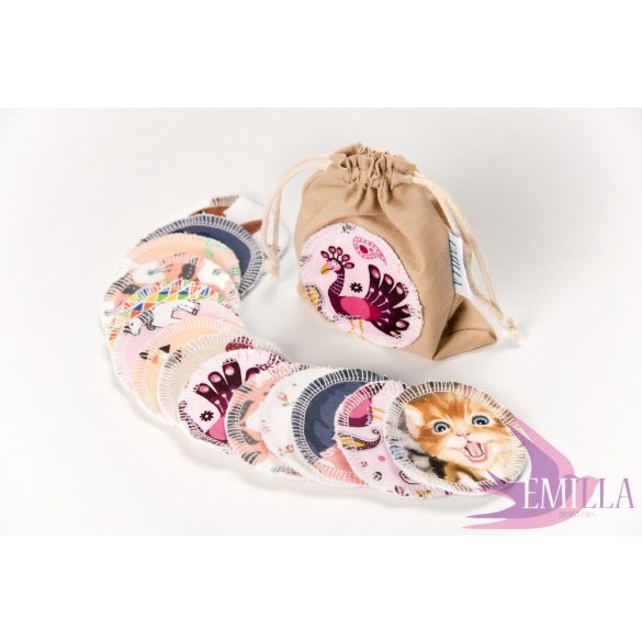 100% pamut Emilla arcpárna szett 14db-os