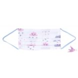 Washable, sterilizable face mask - Cloud / cotton guaze
