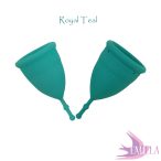 Mermaid Cup L Royal Teal Solid, firm