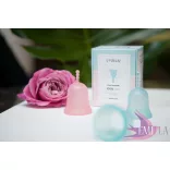 Loulou Cup Turquoise (softer) - small size - with a FREE Emilla liner