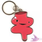 Végbél fémkulcstartó - Bringing up the rear