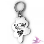 Végbél fémkulcstartó - Bringing up the rear