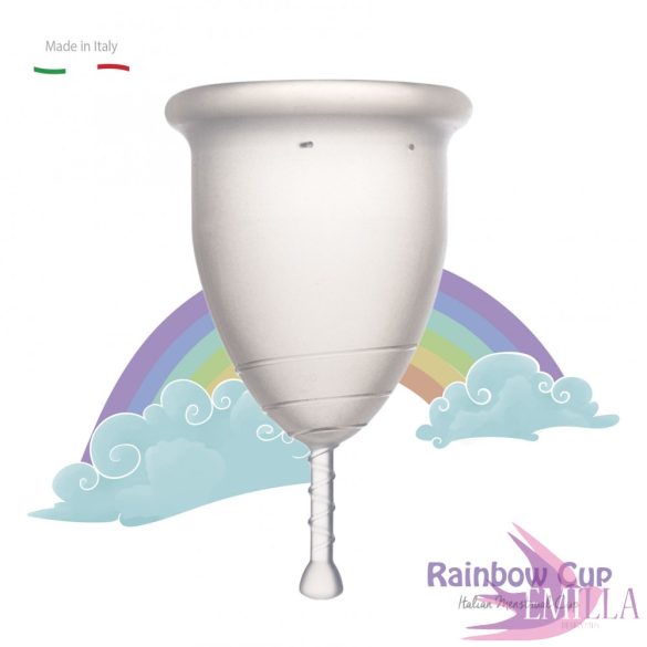 Rainbow Cup large size - Transparent (medium firmness)