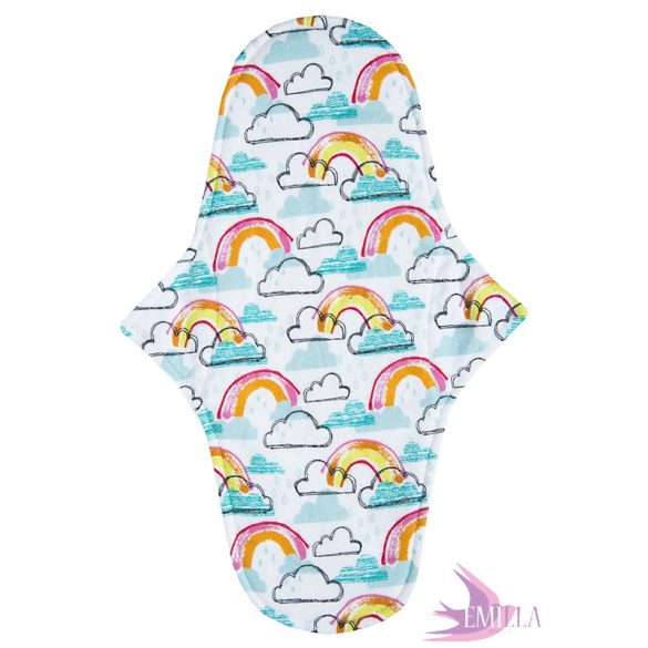 Szeléné incontinence pad - Rainbows (cotton flannel)