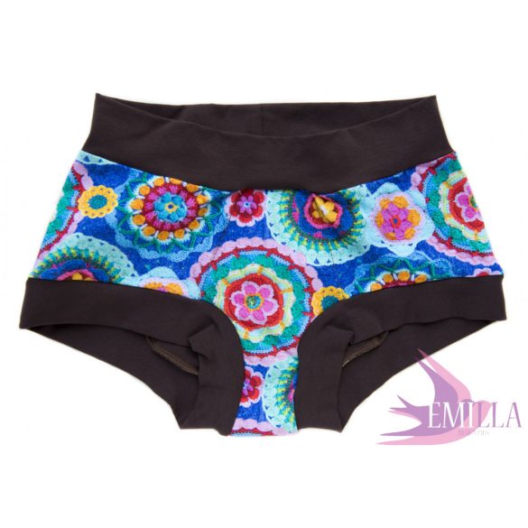 Brown Granny Panties menstruációs bugyi XXL