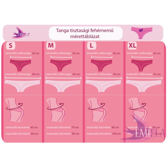 Unicorn Glitter - XL-es tisztasági tangabugyi, valódi csillámmal