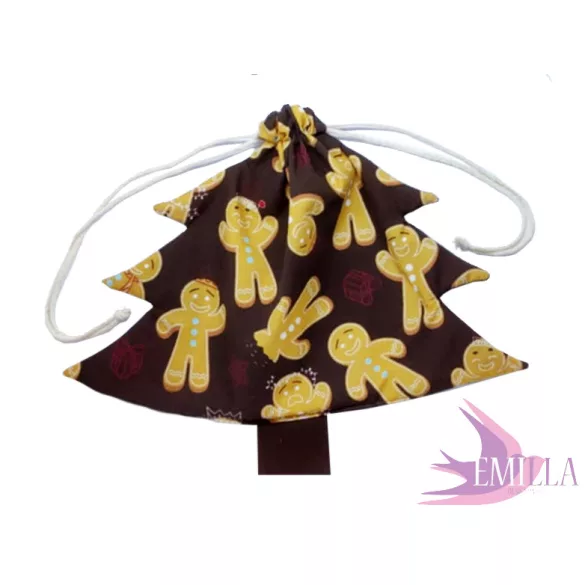Gingy Christmas tree bag - 100% cotton