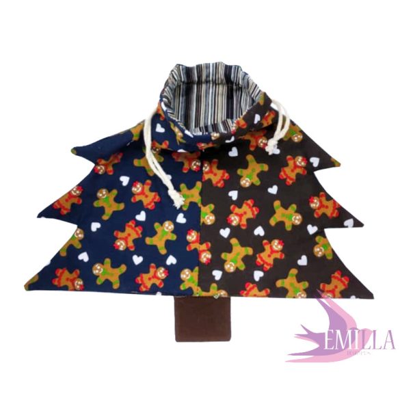 Meglepetés mintás Patchwork Karácsonyfa táska - 100% pamut