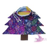 Meglepetés mintás Patchwork Karácsonyfa táska - 100% pamut