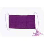 Washable, sterilizable face mask - Purple / cotton
