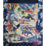 XL Patchwork Zero Waste Shibori - Cotton tote bag 