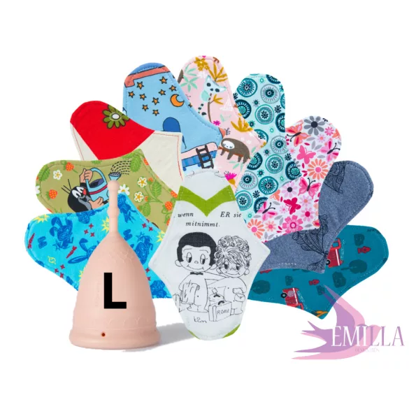 Mermaid L PUHA - 10db Emilla tisztasági betéttel