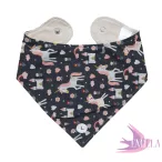 Cotton bib - Unicorn / Size L