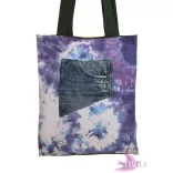 XL Patchwork Zero Waste Jeans - Cotton tote bag 