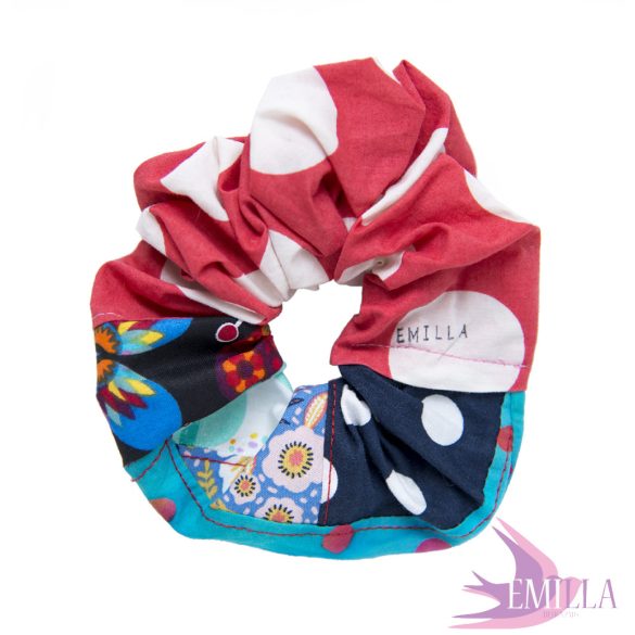 Patchwork scrunchie