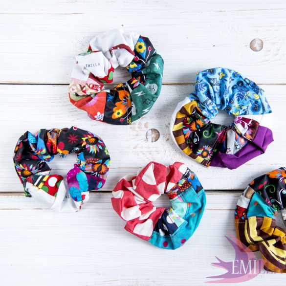 Patchwork scrunchie