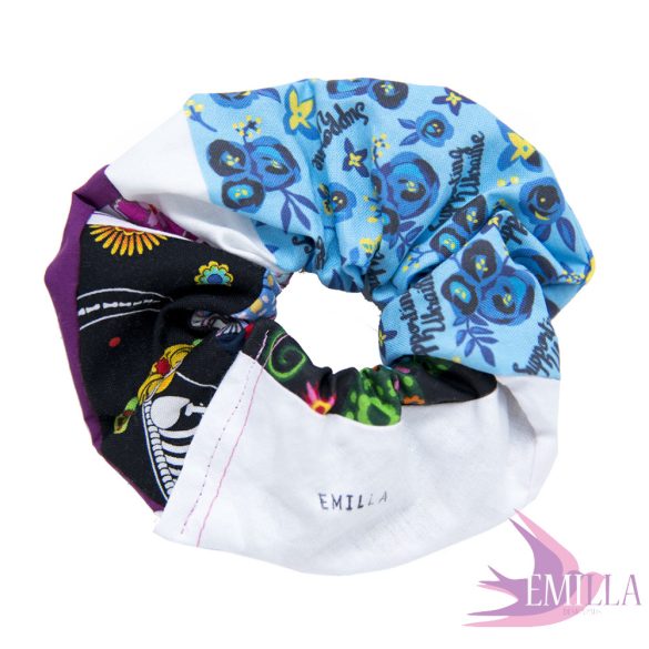 Patchwork scrunchie