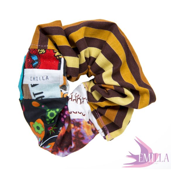 Patchwork scrunchie
