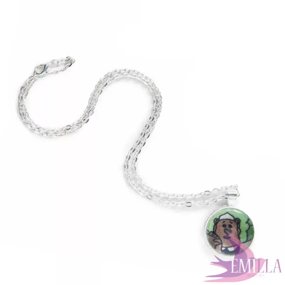 Silver plated necklace - 50cm