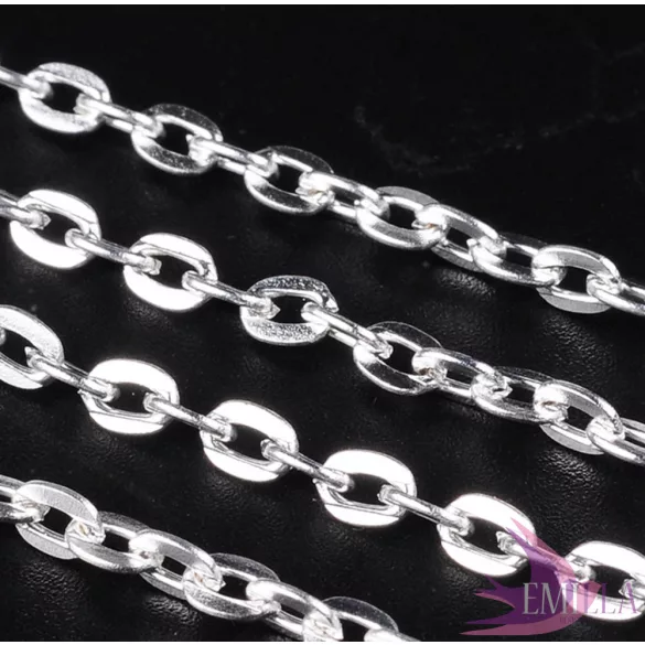 Silver plated necklace - 50cm