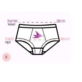 S méretű menstruációs bugyik
