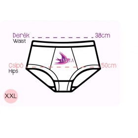 XXL méretű menstruációs bugyik